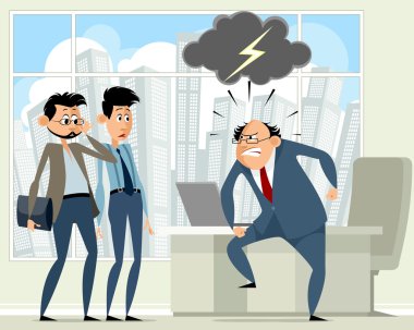 Patron ve çalışanlar Office