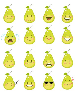 On altı armut emojis 