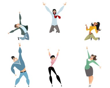 Altı neşeli karakter kümesi