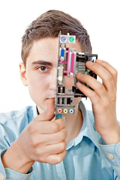 Young computer engineer — Stock Photo, Image