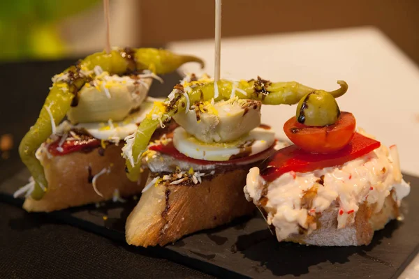 İspanyol mutfağı-tapas içinde geleneksel snack.