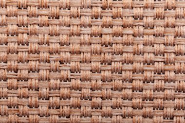 Hasır kumaş arkaplanının dokusu. 