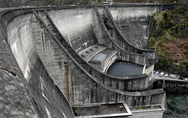 Barragem do Chastang — Fotografia de Stock