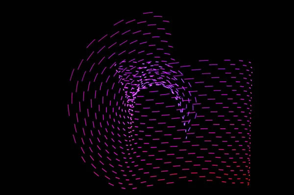 빛 그림입니다. 추상, 미래, 다채로운 긴 노출, bl — 스톡 사진