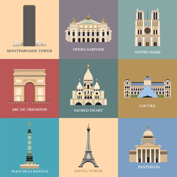 Paris manzaraları. Ünlü saraylar ve anıtlar. Mimari. 