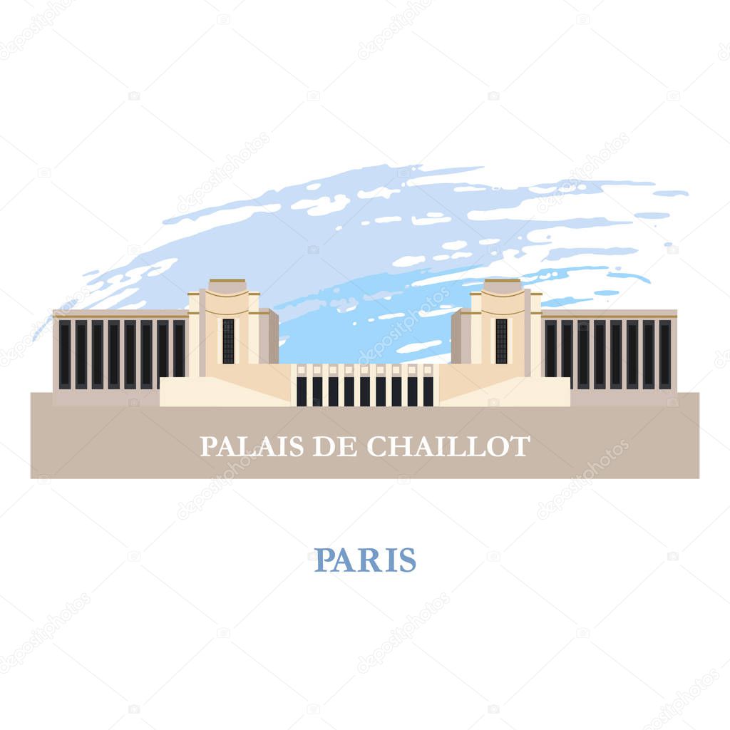 The Palais De Chaillot. Paris. France.