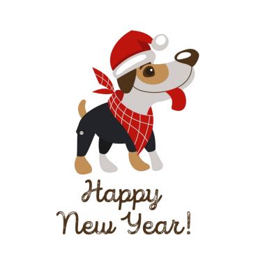 Mutlu yıllar tebrik kartı.