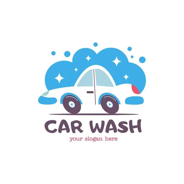 Car wash. Emble — Stock Vector