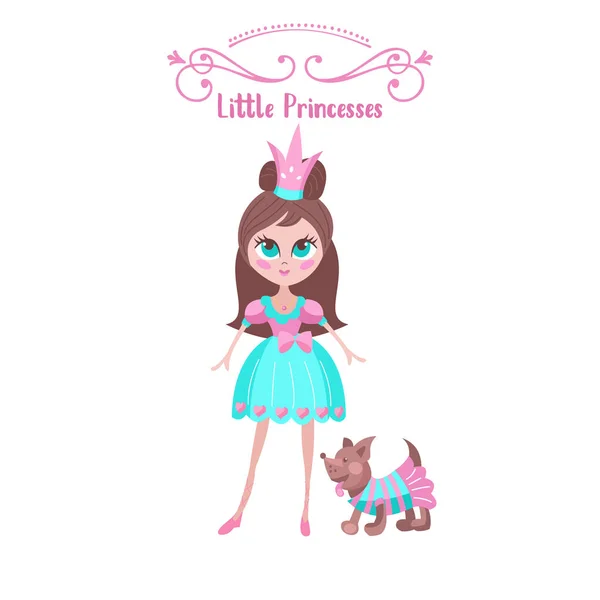 Giocattoli per principesse. Serie di clipart vettoriali . — Vettoriale Stock