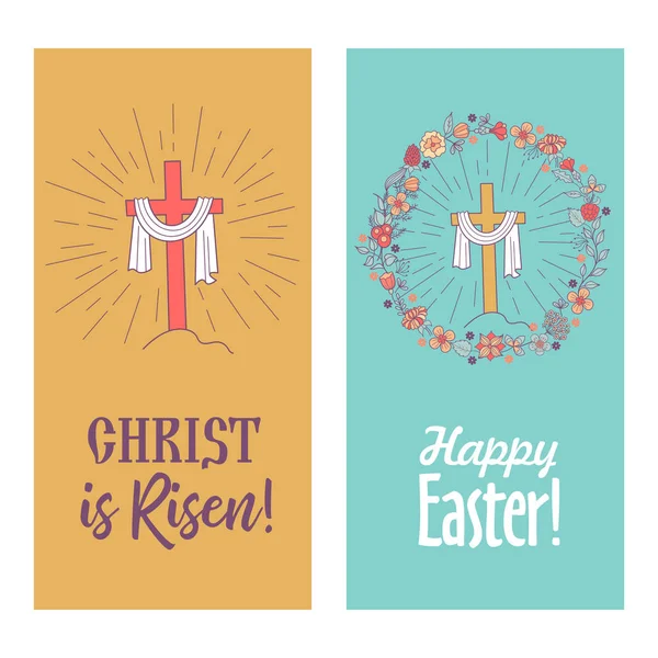 Kellemes húsvéti ünnepeket! Vektoros illusztráció — Stock Vector