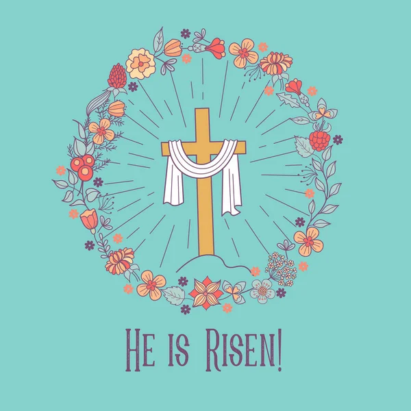 Mutlu Paskalyalar! Vektör çizim