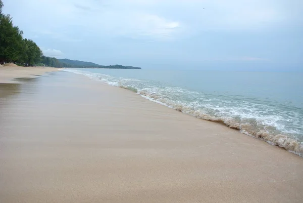 Stranden Och Den Tropiska Havet Natur Färger Bilden — Stockfoto