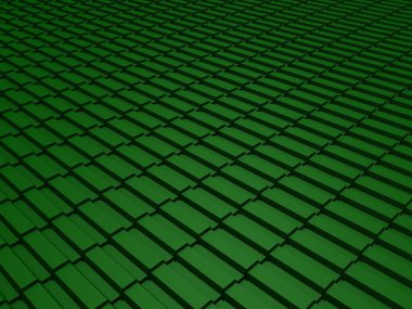 çatı 3d render döşeli portre