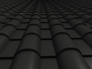 çatı 3d render döşeli portre