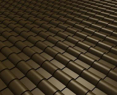 çatı 3d render döşeli portre