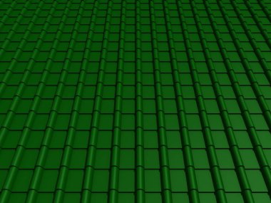 çatı 3d render döşeli portre