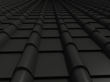 çatı 3d render döşeli portre