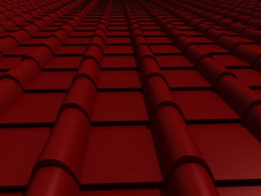 çatı 3d render döşeli portre