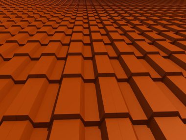 çatı 3d render döşeli portre