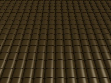 çatı 3d render döşeli portre