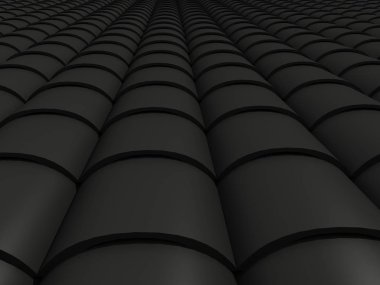 çatı 3d render döşeli portre