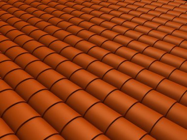 çatı 3d render döşeli portre