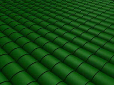 çatı 3d render döşeli portre