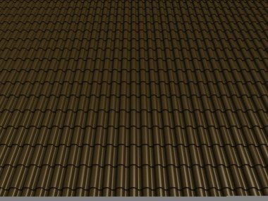 çatı 3d render döşeli portre