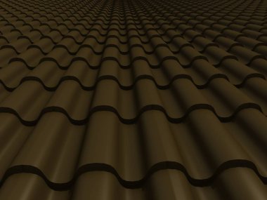 çatı 3d render döşeli portre