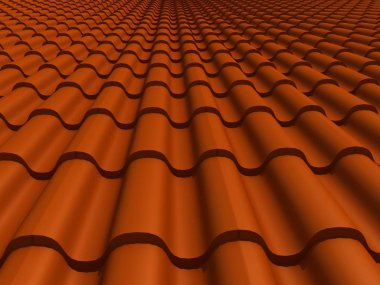 çatı 3d render döşeli portre