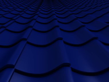 çatı 3d render döşeli portre