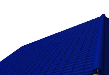 çatı 3d render döşeli portre