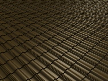 çatı 3d render döşeli portre