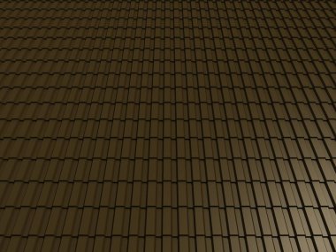 çatı 3d render döşeli portre