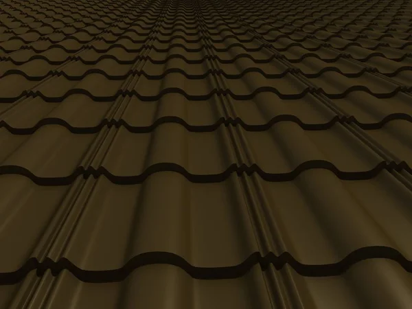 Κινηματογράφηση σε πρώτο πλάνο με πλακάκια οροφής 3d rendering — Φωτογραφία Αρχείου