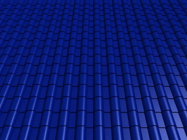 Closeup tiled roof 3d rendering — Stock Photo, Image