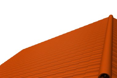 çatı 3d render döşeli portre