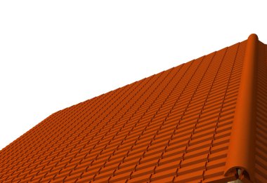 çatı 3d render döşeli portre