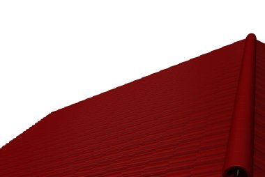 çatı 3d render döşeli portre