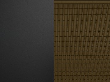 çatı 3d render döşeli portre