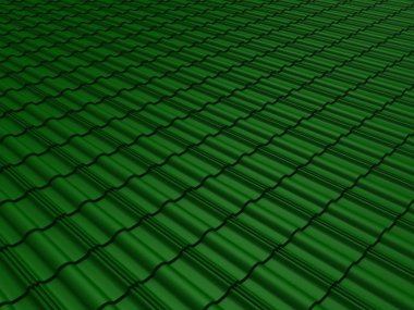 çatı 3d render döşeli portre