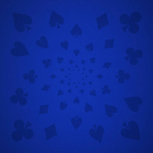 Casino blå bakgrund — Stockfoto