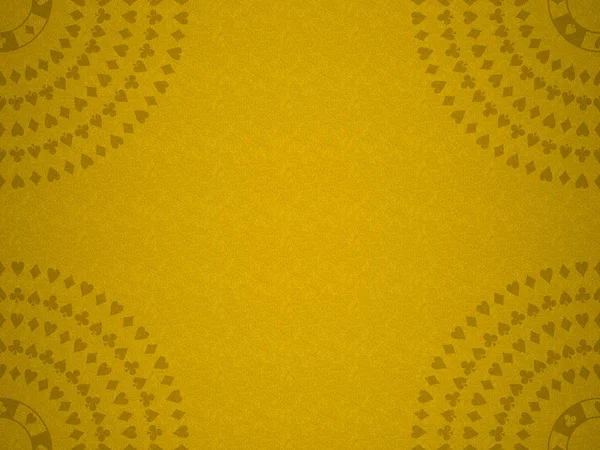 Казино желтый фон — стоковое фото
