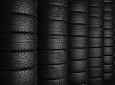 Araba lastikleri 3d render