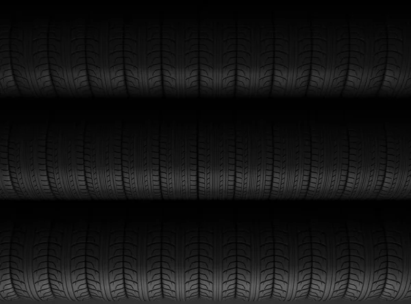 Car tires 3d rendering — Stock Photo, Image