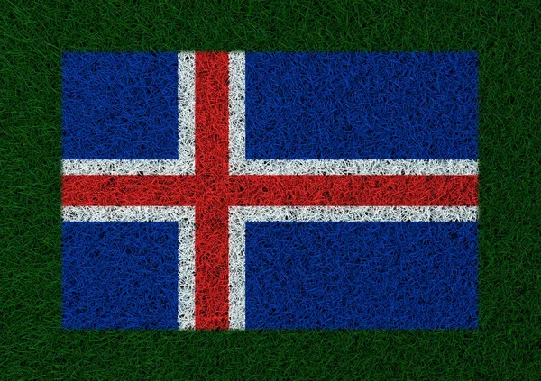 İzlanda çim doku bayrağı