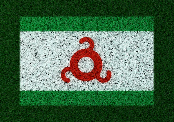 İnguşetya çim doku bayrağı