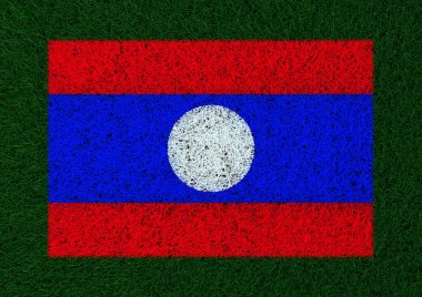 Laos çim doku bayrağı