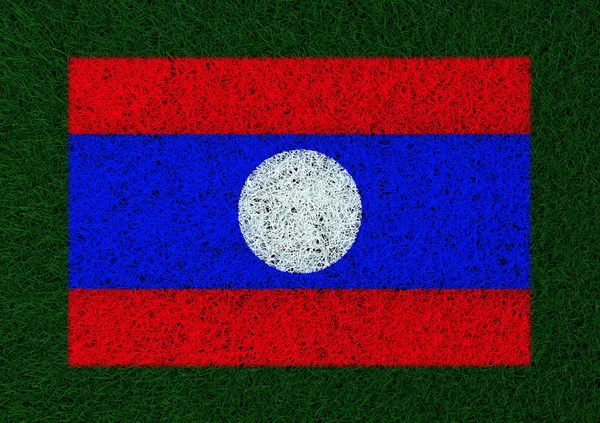 Laos çim doku bayrağı