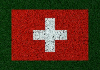 İsviçre çim doku bayrağı